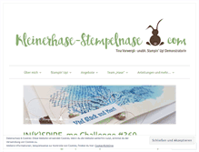 Tablet Screenshot of kleinerhase-stempelnase.com